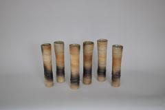 CERAMIC VASES ATELIER PELAGRES WOOD FIRE JEAN PAUL AND SUZY BRENET SIGNED AP - 2677228