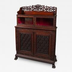 CH 24 Fine William IV Period Anglo Indian Rosewood Cabinet - 259795