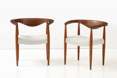 CHARLES VANDENHOVE PAIR OF WALNUT CHAIRS BY CHARLES VANDENHOVE - 3553369