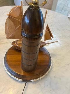 CHARMING WOOD SAILBOAT AND LIGHTHOUSE LAMPS - 2639747