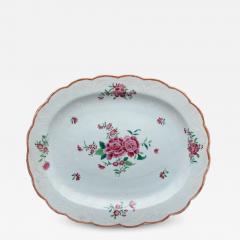 CHINESE EXPORT PORCELAIN SCALLOPED PLATTER - 1066826