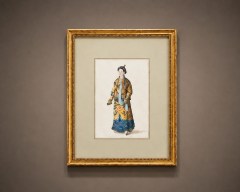 CHINESE SCHOOL 18TH 19TH CENTURY A PAIR OF CHINESE COURT FIGURES  - 4610655