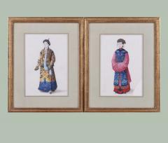 CHINESE SCHOOL 18TH 19TH CENTURY A PAIR OF CHINESE COURT FIGURES  - 4613426
