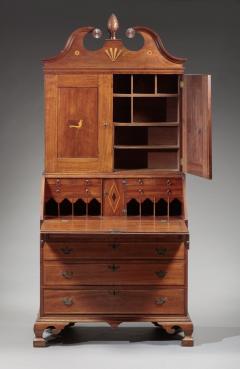 CHIPPENDALE DESK AND BOOKCASE - 4740954