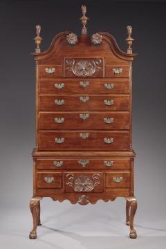 CHIPPENDALE HIGH CHEST OF DRAWERS - 3519263