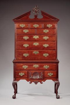 CHIPPENDALE HIGH CHEST OF DRAWERS - 4126694