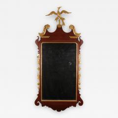CHIPPENDALE MIRROR WITH CARVED PHOENIX - 1353661