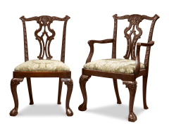 CHIPPENDALE STYLE DINING CHAIRS - 2919143