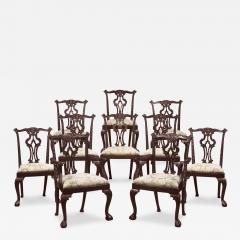 CHIPPENDALE STYLE DINING CHAIRS - 2922345