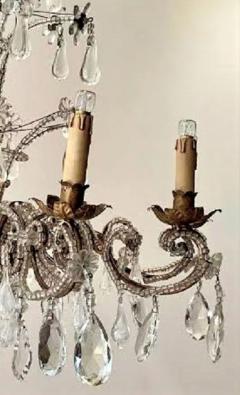 CIRCA 1940 8 Lite Genova Chandelier - 3495583