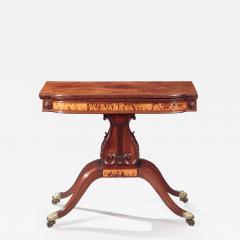 CLASSICAL LYRE BASE CARD TABLE - 3907795