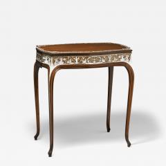 COLLINSON AND LOCKE STAMPED No 3199 MUSEUM PIECE IVORY INLAID TABLE - 3391108