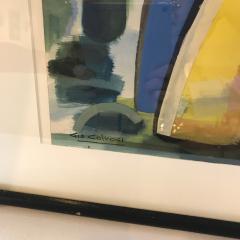 COLORFUL ABSTRACT GOUACHE LOVERS IN LANDSCAPE BY GIO COLUCCI - 2749781