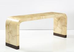 CONSOLE TABLE CIRCA 1980S LACQUERED GOATSKIN - 2467568