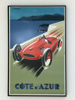 COTE DAZUR LINEN BACKED POSTER - 4598795