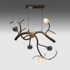 CP Lighting Christopher Poehlmann Christopher Poehlmann Modern Sculptural Branch Chandelier Mirrored Glass - 3954086