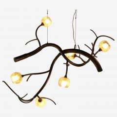 CP Lighting Christopher Poehlmann Christopher Poehlmann Modern Sculptural Branch Chandelier Mirrored Glass - 3954087