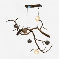 CP Lighting Christopher Poehlmann Christopher Poehlmann Modern Sculptural Branch Chandelier Mirrored Glass - 3954090