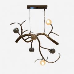 CP Lighting Christopher Poehlmann Christopher Poehlmann Modern Sculptural Branch Chandelier Mirrored Glass - 3954092