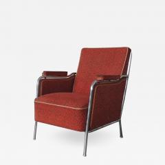 CZECH 1930S TUBULAR CHROME ARMCHAIR - 718751