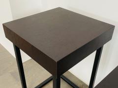 Cain Modern 3 Iron Oak Side Tables Made in the USA by Cain Studio - 3152921