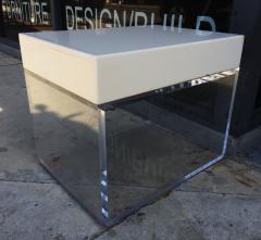 Cain Modern Stunning Side Tables Benches in Lucite and Corian by Cain Modern - 81573