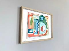 Caitlin Zerra Rose Caitlin Zerra Rose Cerulean and Coral Gouache on Paper 2021 - 2938132