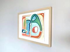 Caitlin Zerra Rose Caitlin Zerra Rose Cerulean and Coral Gouache on Paper 2021 - 2938133