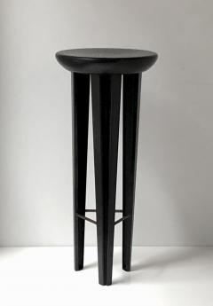 Cal Summers English Contemporary Ebonized Oak Barstool - 4605581