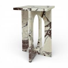 Calacatta Marble Side Table - 4471356