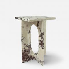 Calacatta Marble Side Table - 4475274