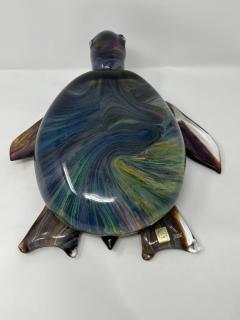 Calcedonia Murano Glass Turtle by Zanetti - 3948446