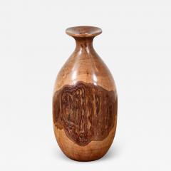 California Modern Carved Wood Vase by Bill Haskell - 2544725