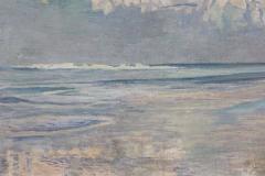 California Seascape Oil on Canvas by Martha Eleanor Nicholson Hurst - 3915839