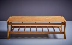 California Studio Craft rectangular Oak Coffee Table USA 1960s - 3227772