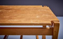 California Studio Craft rectangular Oak Coffee Table USA 1960s - 3227773