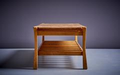 California Studio Craft rectangular Oak Coffee Table USA 1960s - 3227777