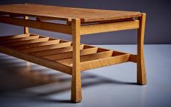 California Studio Craft rectangular Oak Coffee Table USA 1960s - 3227780