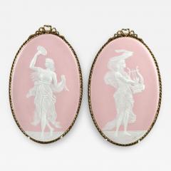 Camille Tharaud Camille Tharaud Limoges Sur Pate Pair of Plaques - 176975
