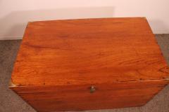 Campaign Chest In Camphor Wood From The 19th Century Stamped Army And Navy Csl - 3487887