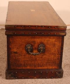 Campaign Marine Chest From The Port Of Hull From The 19th Century - 2925999