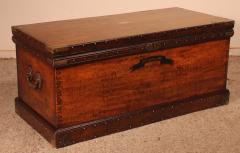 Campaign Marine Chest From The Port Of Hull From The 19th Century - 2926003