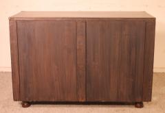 Campaign Marine Chest Of Drawers In Mahogany From The 19 Century - 3144385