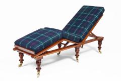 Campaign Portable Folding and Adjustable Caned Daybed - 4546600