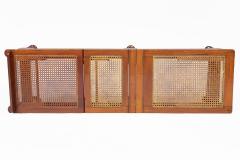 Campaign Portable Folding and Adjustable Caned Daybed - 4546613