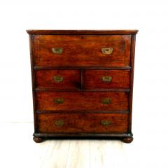 Campaign Secretary Chest of Drawers 19th century English - 4817917