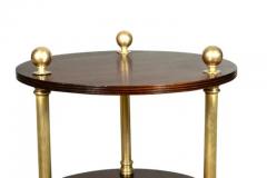 Campaign Style Mahogany And Brass Etagere - 4144642