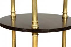 Campaign Style Mahogany And Brass Etagere - 4144655