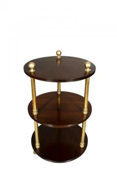 Campaign Style Mahogany And Brass Etagere - 4144681