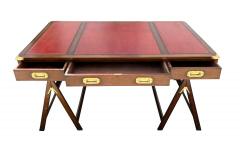 Campaign Style Mahogany Desk - 3824282